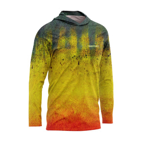 Peacock Bass Sport Tec Hooded Long Sleeve – Men's