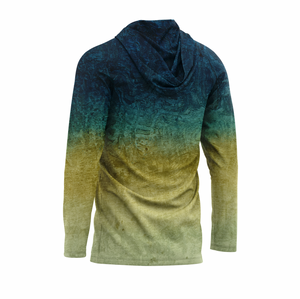 Yellowfin Tuna Sport Tec Hooded Long Sleeve – Men's