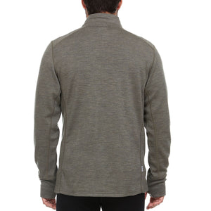 Heavyweight Men's Wool Full Zip Sweater - 100% Merino Wool - TRAPSKI