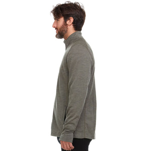 Heavyweight Men's Wool Full Zip Sweater - 100% Merino Wool - TRAPSKI