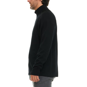 Heavyweight Men's Wool Full Zip Sweater - 100% Merino Wool - TRAPSKI
