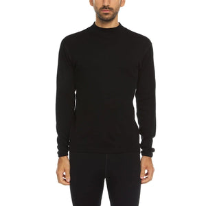Midweight Wool Mock Neck - 100% Merino Wool