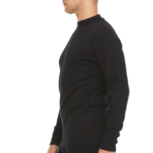 Men's Heavyweight Merino Wool Mock Neck | 100% Merino Wool - TRAPSKI