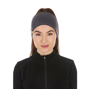 Midweight Reversible Wool Headband  - 100% Merino Wool
