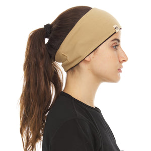 Midweight Reversible Wool Headband  - 100% Merino Wool