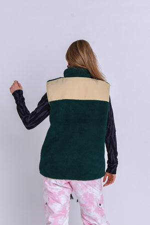 Method Sherpa Vest Forest Green - Women's - TRAPSKI