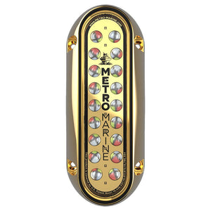 Metro Marine High-Output Elongated Vertical Mount Light w/Intelligent Full Spectrum LEDs - RGBW, 45 Beam - TRAPSKI