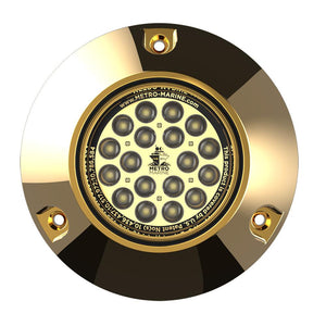 Metro Marine High-Output Submersible Underwater Light w/Intelligent Monochromatic LEDs - White, 90 Beam - TRAPSKI