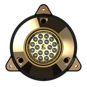 Metro Marine High-Output Surface Mount Underwater Light w/Intelligent Monochromatic LEDs - Aqua, 45 Beam - TRAPSKI