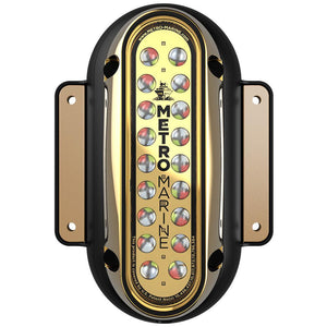 Metro Marine High-Output Vertical Surface Mount Light w/Intelligent Full Spectrum LEDs - RGBW, 45 Beam - TRAPSKI