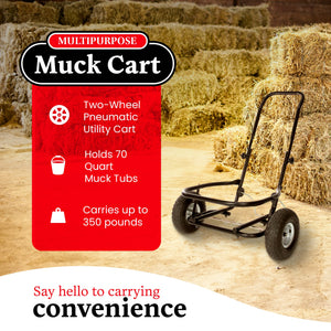 Miller Manufacturing Company CA500 Multipurpose Muck Cart for 70 Quart Tubs - TRAPSKI