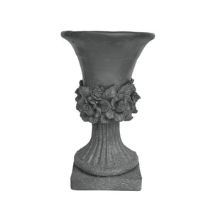 MGO Garden Urn Planter with Weather Resistance - Gray