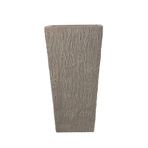 MGO Planter with Natural Stone Finish - Outdoor Lightweight Concrete