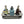 Docktail Butler Boat Table - Midnight Series