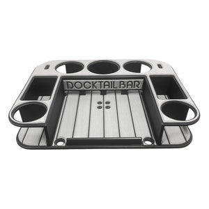 Midnight Series - Docktail Butler Boat Table - Choose Your Mount, Color & Custom Name - TRAPSKI