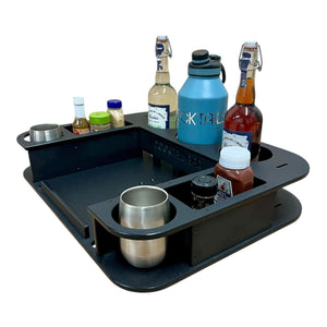 Midnight Series - Docktail Butler Boat Table - Choose Your Mount, Color & Custom Name