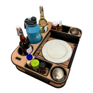 Midnight Series - Docktail Butler Boat Table - Choose Your Mount, Color & Custom Name