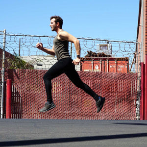 Midweight Men's Wool Running Tight Flyless - Woolverino