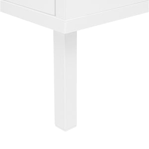 Modern Rattan 3 Door Shoe Rack Cabinet with 3 Doors - Multiple Colors