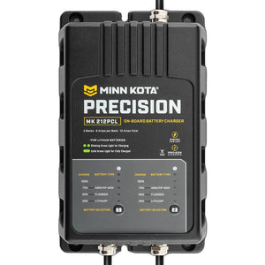 Minn Kota On-Board Precision Charger MK-212 PCL 2 Bank x 6 AMP LI Optimized Charger - TRAPSKI