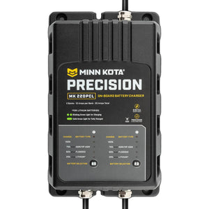 Minn Kota On-Board Precision Charger MK-220 PCL 2 Bank x 10 AMP LI Optimized Charger - TRAPSKI