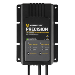 Minn Kota On-Board Precision Charger MK-230 PCL 2 Bank x 15 AMP LI Optimized Charger - TRAPSKI