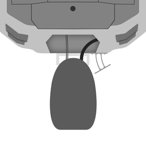 Minn Kota Raptor Direct Mount Angle Bracket - White - TRAPSKI