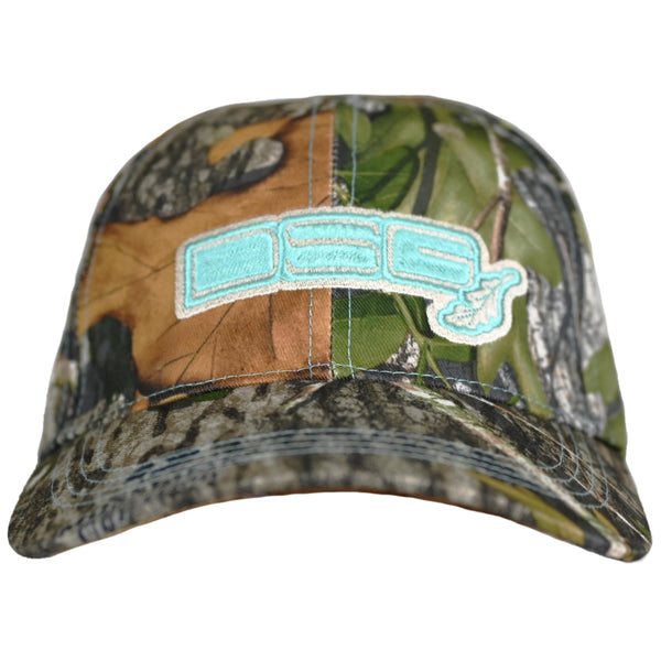 Distressed Camo Baseball Cap