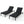 Modern Outdoor Chaise Lounge with Water Resistant Cushions - Dark Gray