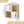 Storage Cabinet with Sliding Doors, 2 Tier Open and Closed Shelves Organizer - Natural / White