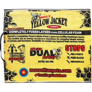 Morrell Yellow Jacket 380 FPS Dual Threat Cube Archery Target with Target Stand