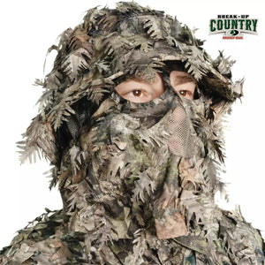 3D Leafy Camo Face Mask Bucket Hats in Mossy Oak and Realtree - Adjustable OSFM