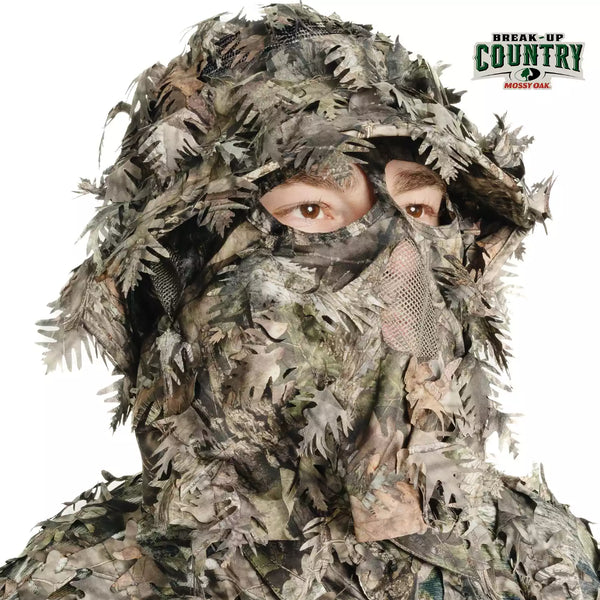 2-in-1 Leafy Face Mask and Bucket Hat (Adjustable, OSFM)