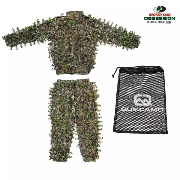 3D Camo Leafy Suits and Tops