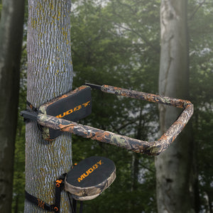 Muddy Outdoors Universal Hunting Tree Stand Reliable Flip Up Shooting Rail Rest