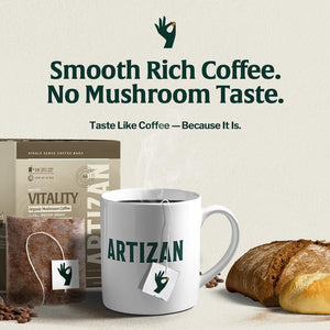 Organic Mushroom Coffee Singles Vitality with Lion’s Mane & Chaga