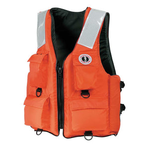 Mustang 4-Pocket Flotation Vest - Orange - XXXL - 7XL - TRAPSKI