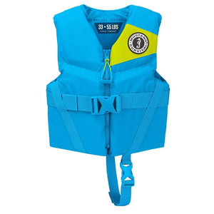Mustang Child Rev Foam Life Vest - Azure Blue [MV356502-268-0] - TRAPSKI