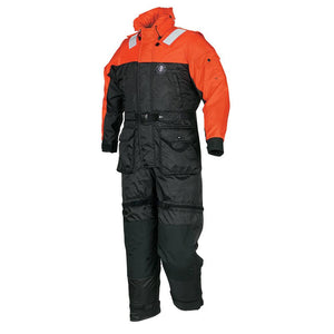 Mustang Deluxe Anti-Exposure Coverall Work Suit - Orange/Black - Small - TRAPSKI