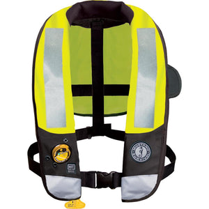 Mustang HIT High Visibility Inflatable PFD - Fluorescent Yellow/Green - Automatic/Manual - TRAPSKI