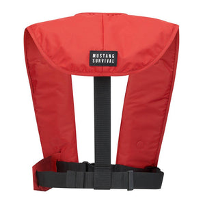 Mustang MIT 100 Convertible Inflatable PFD - Red - TRAPSKI