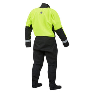 Mustang MSD576 Water Rescue Dry Suit - Fluorescent Yellow Green-Black - XL - TRAPSKI