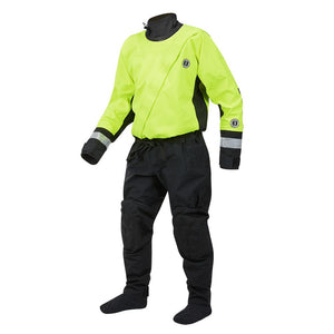 Mustang MSD576 Water Rescue Dry Suit - Fluorescent Yellow Green-Black - XL - TRAPSKI