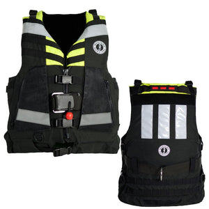 Mustang Swift Water Rescue Vest - Fluorescent Yellow/Green/Black - Universal - TRAPSKI