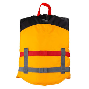 Mustang Youth Livery Foam Vest - Mango/Black [MV230002-203-0] - TRAPSKI