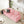 Modern Snowfleece Fabric 3 Seater Sofa with Cup Holder – Pink