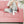 Modern Snowfleece Fabric 3 Seater Sofa with Cup Holder – Pink