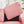 Modern Snowfleece Fabric 3 Seater Sofa with Cup Holder – Pink