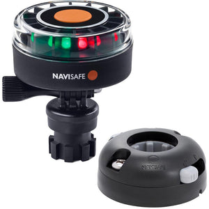Navisafe Navilight 2NM Tricolor w/Navimount Base Horizontal Mount - Black - TRAPSKI