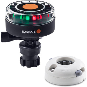 Navisafe Navilight 2NM Tricolor w/Navimount Base Horizontal Mount - White - TRAPSKI